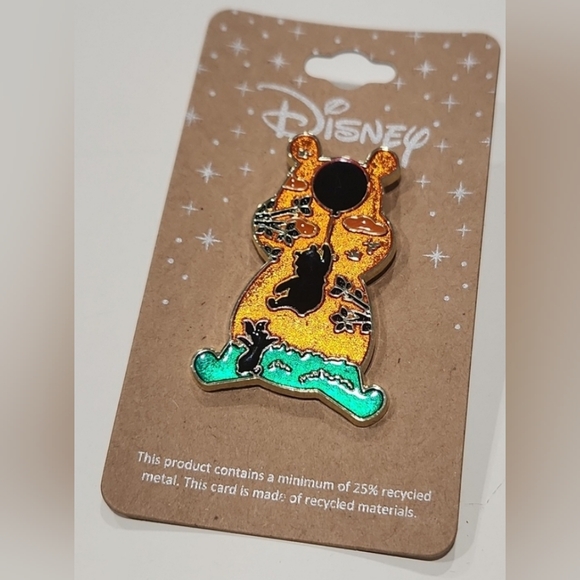 Disney Accessories - Disney Winnie the Pooh Silhouette Balloon Enamel Pin, a BoxLunch Exclusive.